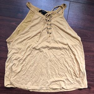 Yellow Forever 21 Tank Top